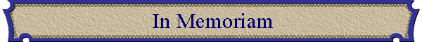 In Memorium
